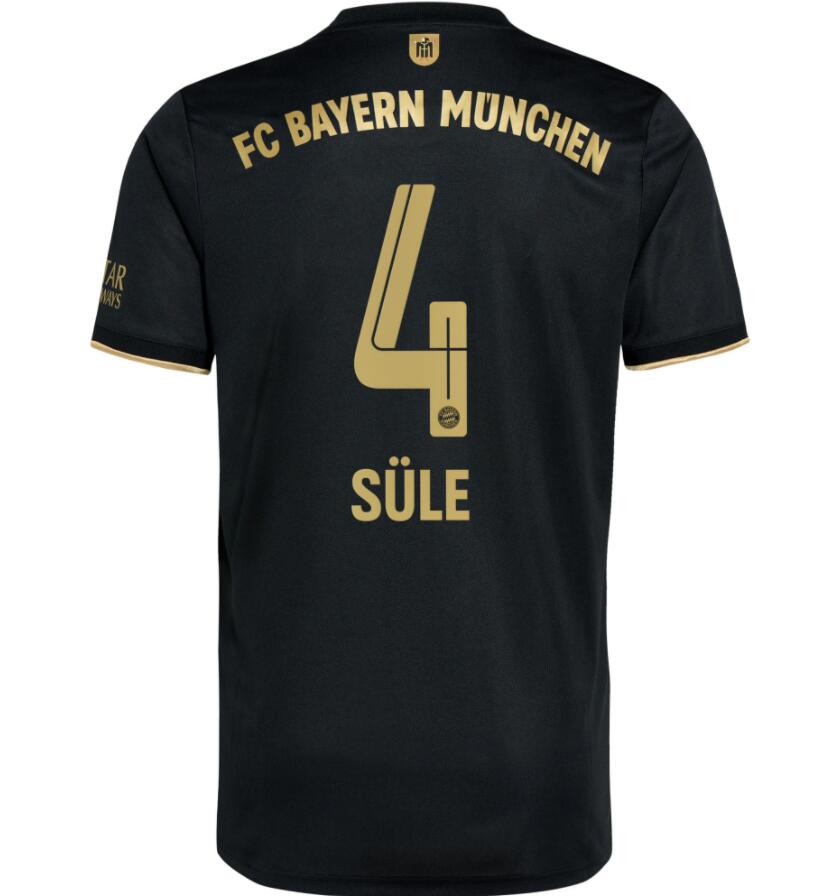 2021/22 FC Bayern Munchen Away Kit Soccer Jersey with Süle 4 printing